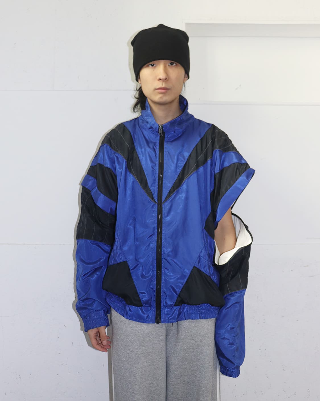 빈티지 오버사이즈 베스트 위드 디테처블 슬리브 상품이미지1