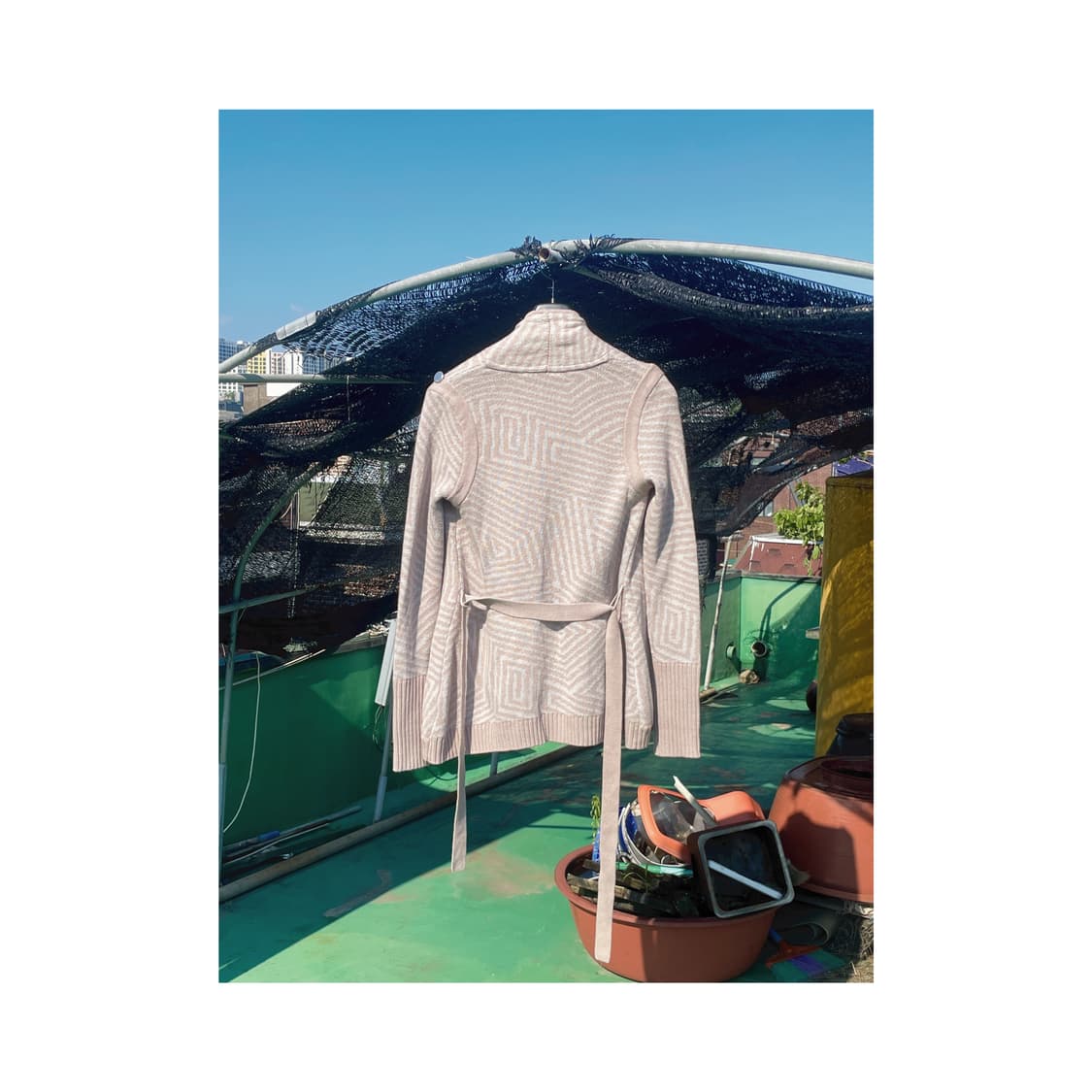 Maze Tie Open Cardigan 상품이미지3