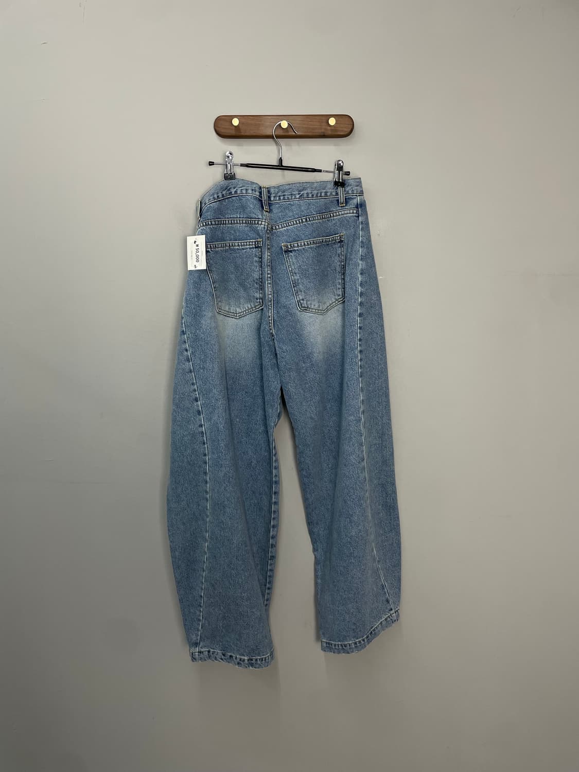 뮤즈 벌룬핏 와이드 데님 팬츠 H1554 상품이미지5