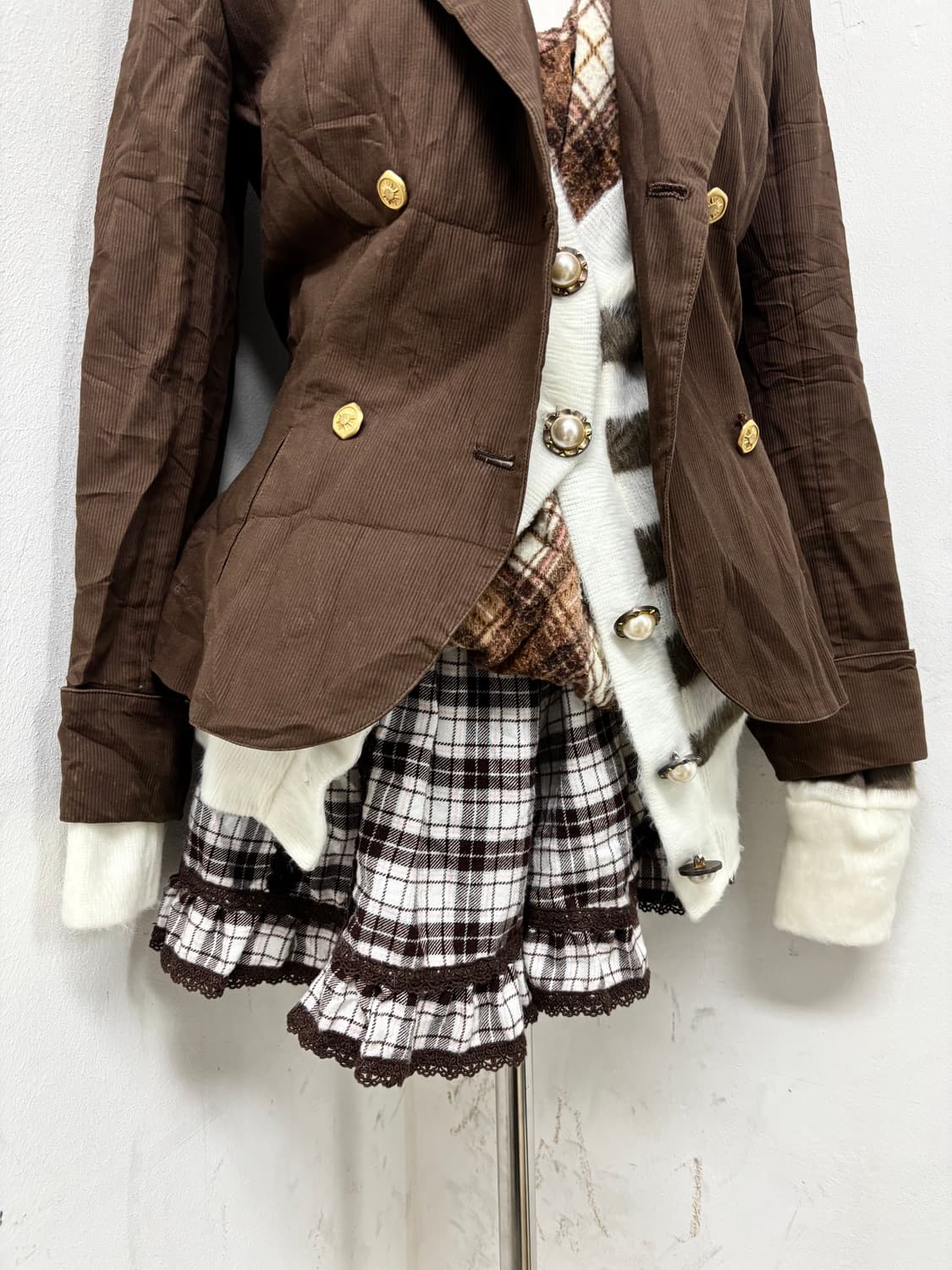  [49AV JUNKO SHIMADA]Brown Gold Button J 상품이미지9