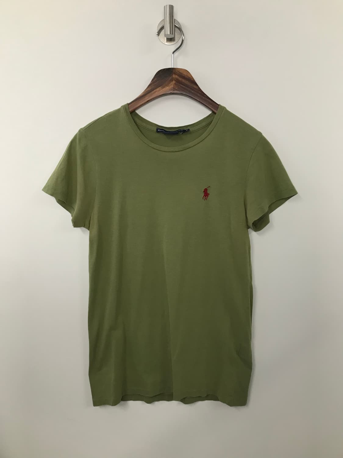 폴로 랄프로렌 자수로고 카키 반팔 티셔츠  상품이미지2