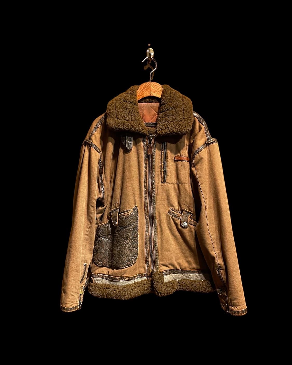 아비렉스 밀리터리 무스탕 자켓 상품이미지2