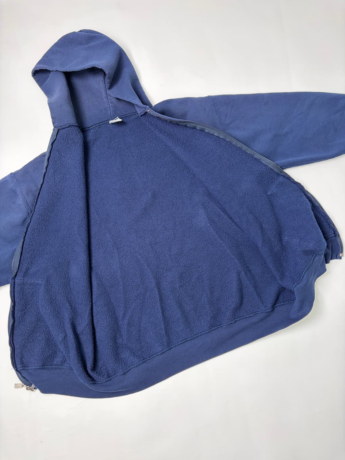 90s Russell Zip Up Hoodie (navy) 상품이미지7