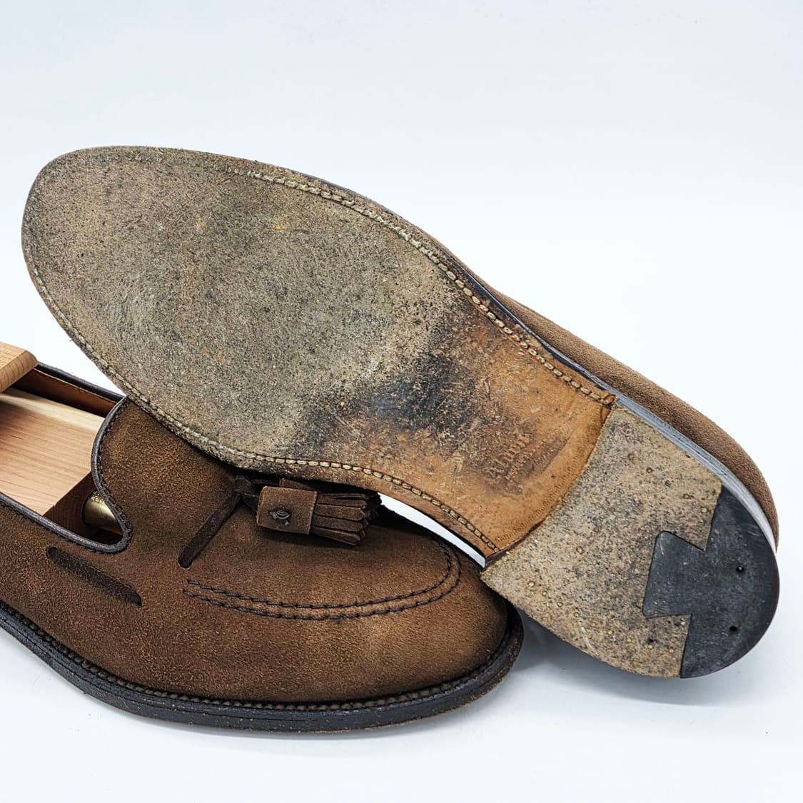 Alden 알든 666 스웨이드 테슬로퍼 브라운 (7 1/2 D) 상품이미지3