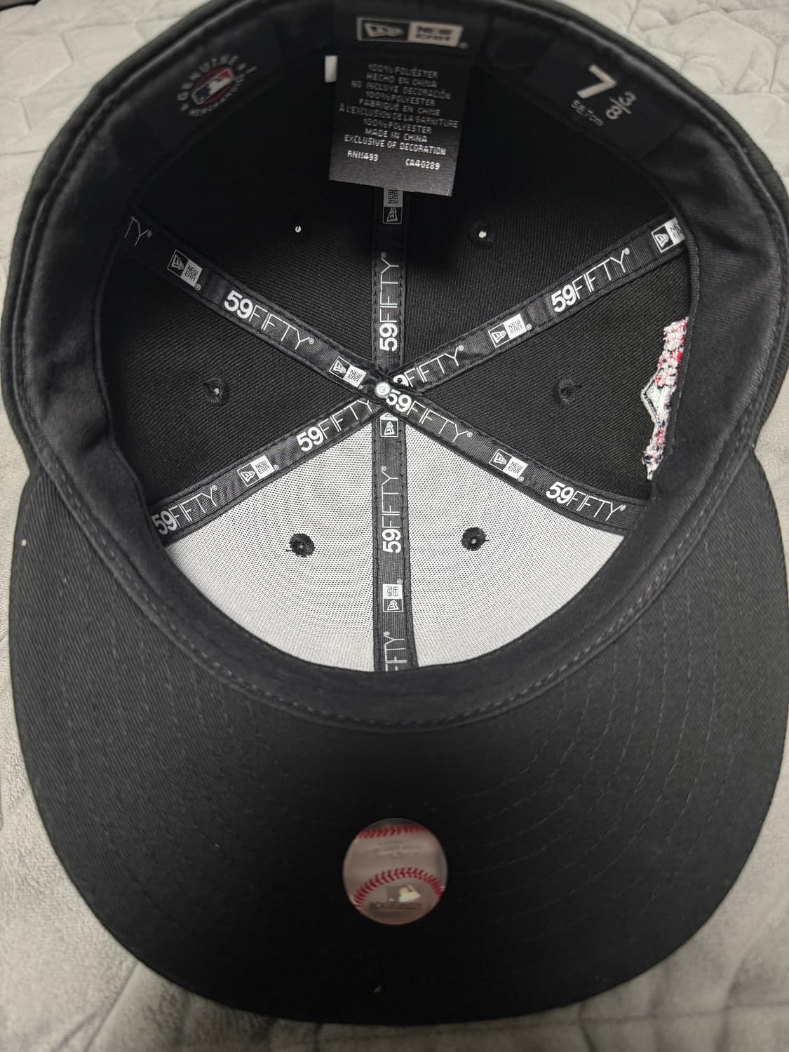 [공홈 품절]월드시리즈 LA 다저스 로우 프로파일 피티드캡 블랙 상품이미지5