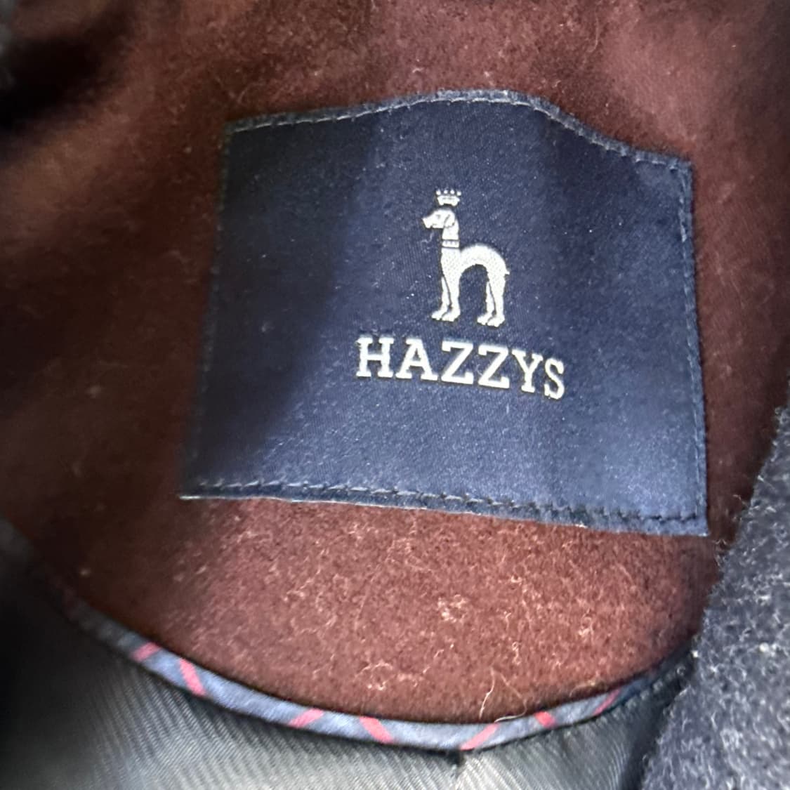 85 헤지스 네이비 울 코트 0327T 상품이미지3