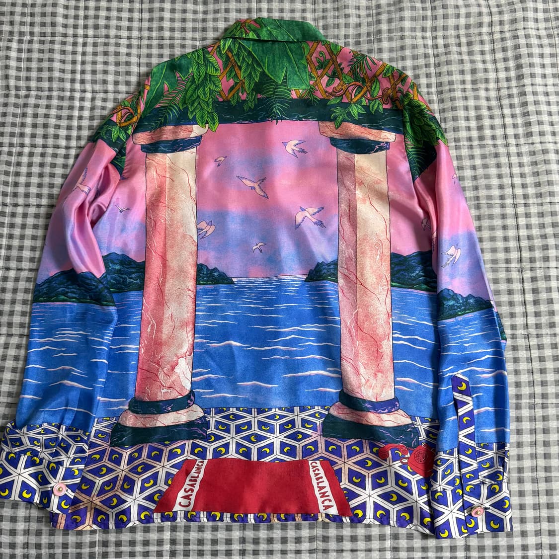 (L) 카사블랑카 Moca Sunset 실크 셔츠  상품이미지2