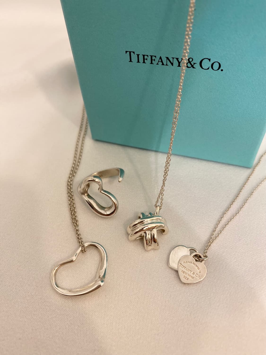 Tiffany&Co heart 925silver rin 상품이미지7