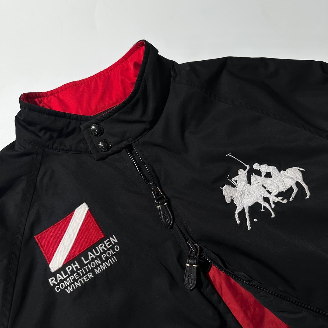 폴로 랄프로렌 투웨이 집업 블루종 자켓 블랙 상품이미지5