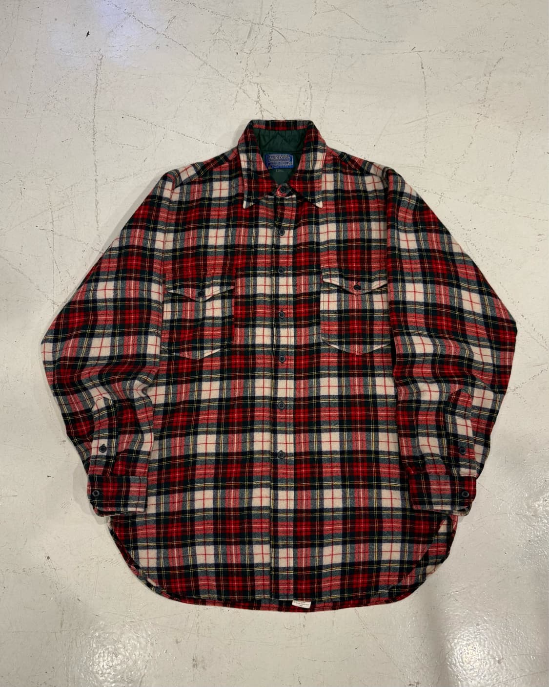 펜들턴 60~70s USA 체크 플란넬 셔츠 상품이미지1