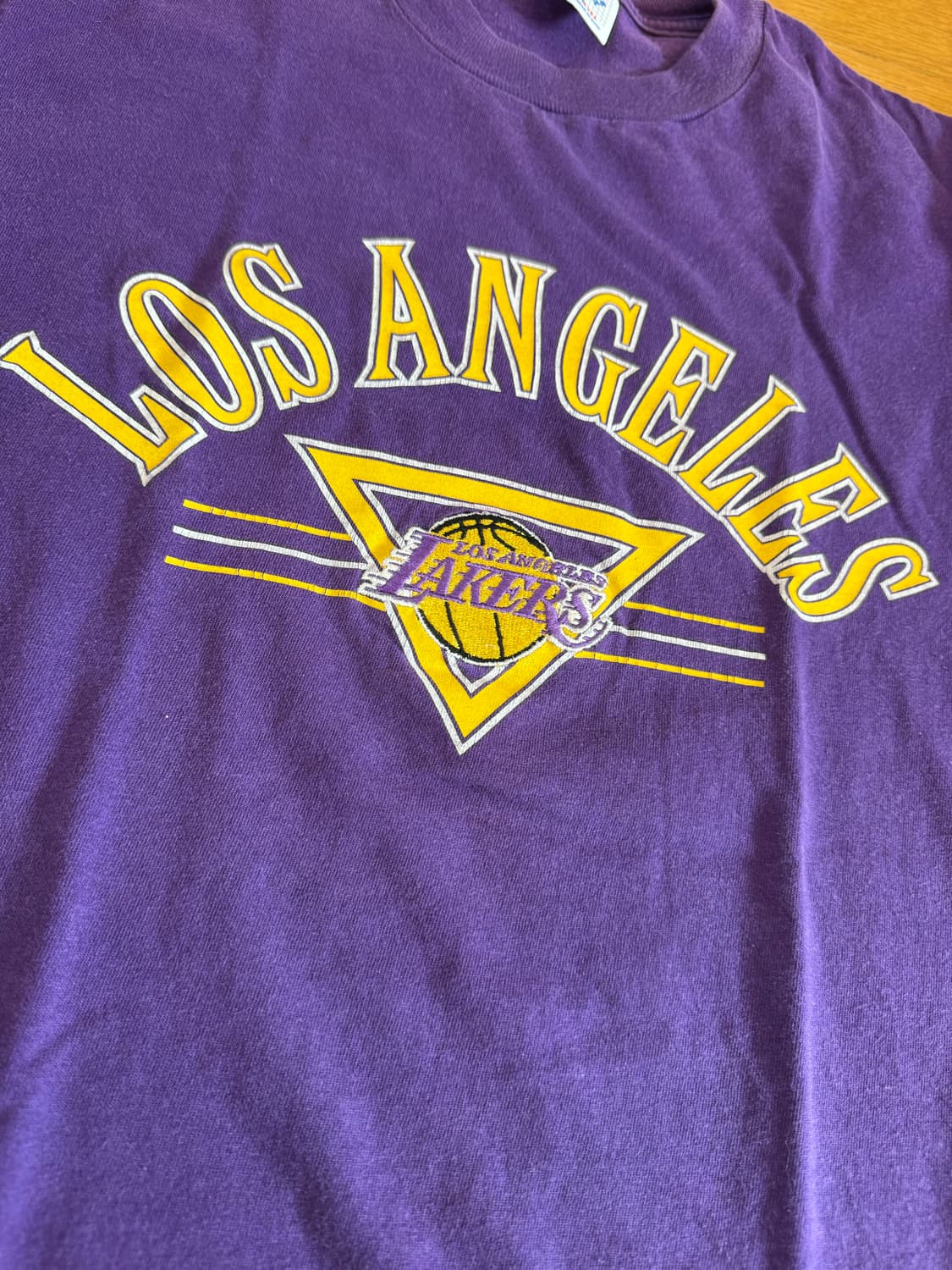 빈티지 페이디드 & 디스트레스드 Jerzees LA Lakers 티셔츠 상품이미지2