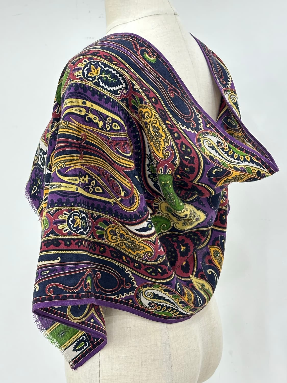 에트로 울 실크 머플러 상품이미지5