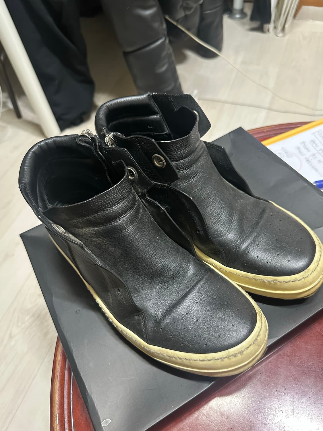 Rick Owens Island Dunk Black (40) 상품이미지2