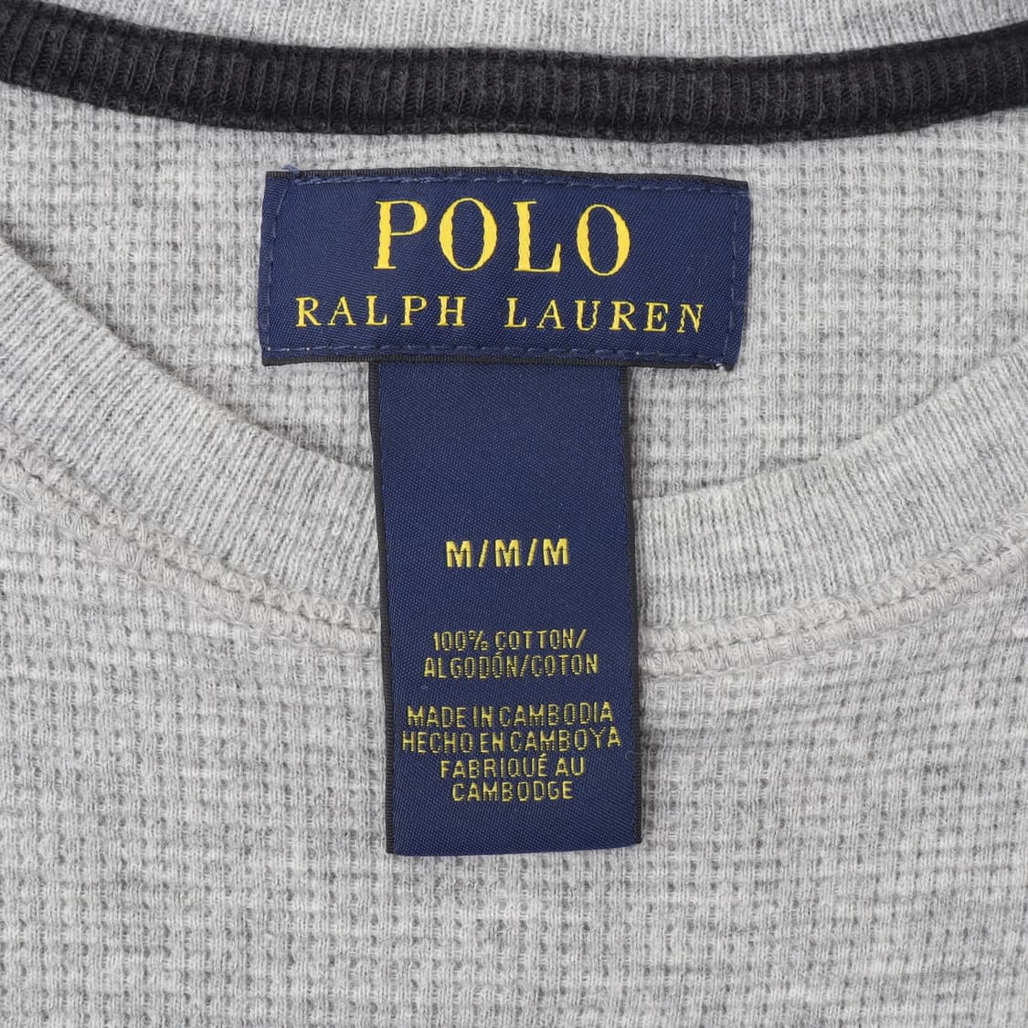 폴로 랄프로렌 그레이 와플 롱슬리브 상품이미지8