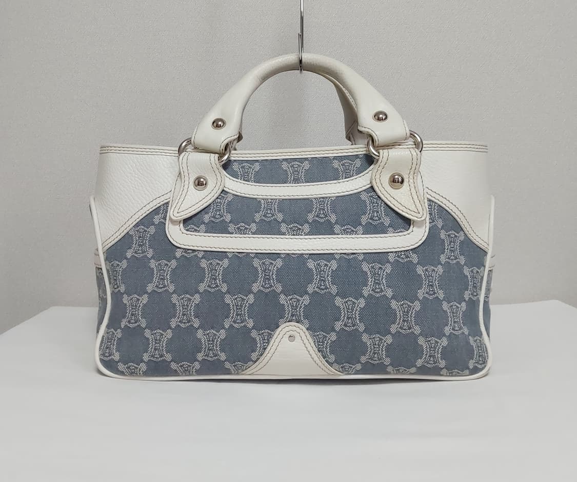 셀린느 데님 마카담 트리오페 부기백 토트백 (정품) 상품이미지6