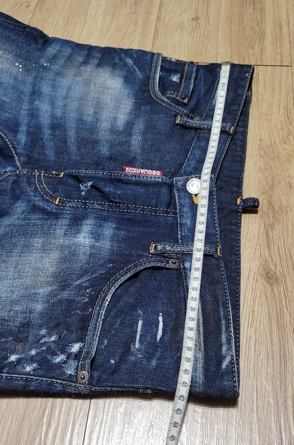 Dsquared2 녹워싱 타이디바이커 데님 청바지 EU 46 상품이미지4