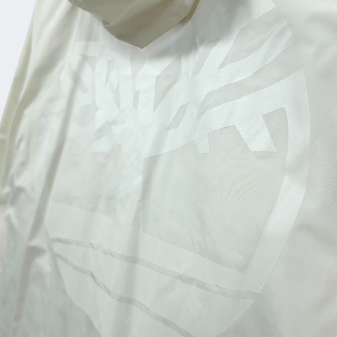 [XL] 팀버랜드 화이트/아이보리 빅로고 후드 오버핏 바람막이 상품이미지5