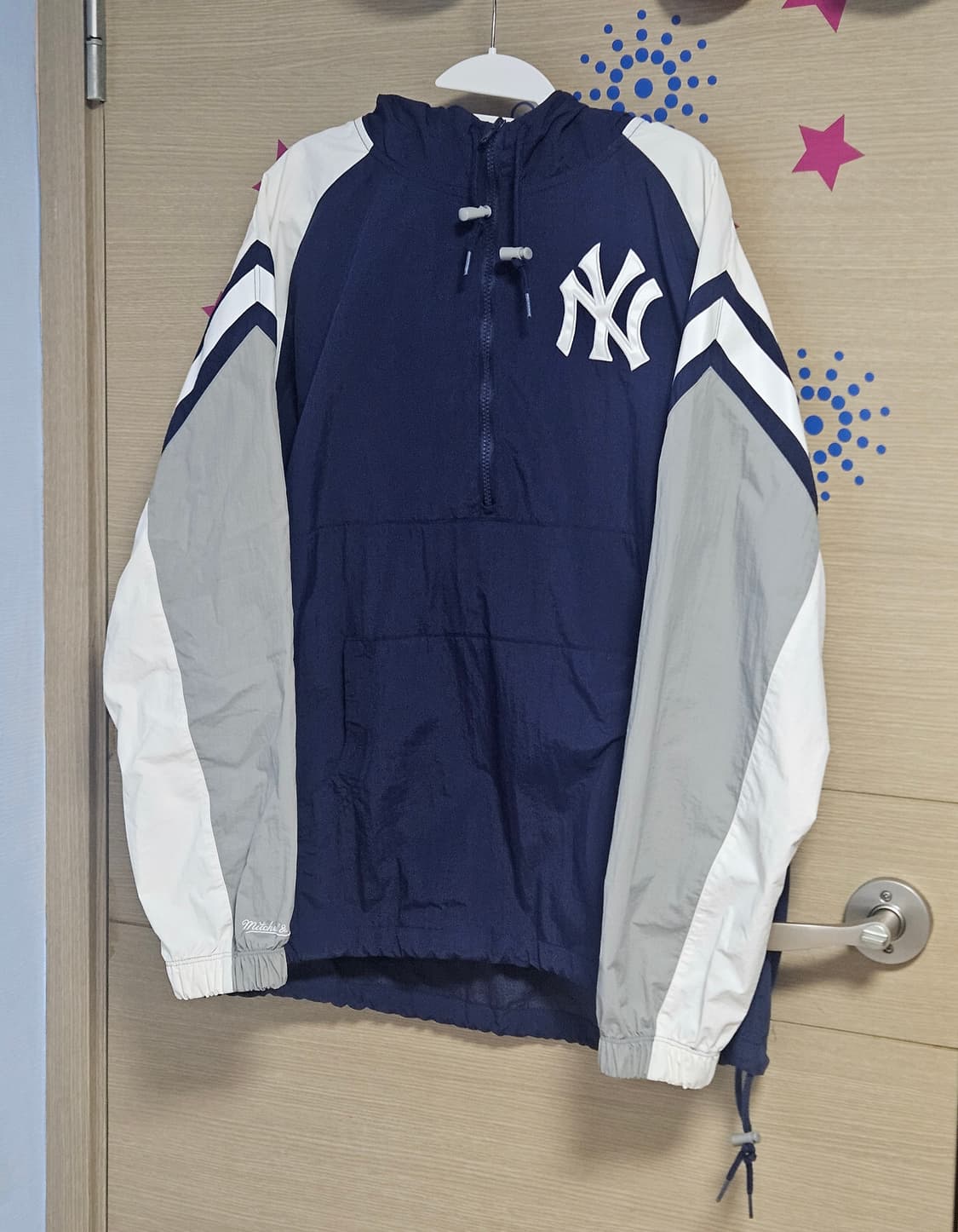 ​[희귀매물] 미첼앤네스 뉴욕양키스 쿠퍼스타운 아노락(실착 2회/풀자수) 상품이미지2