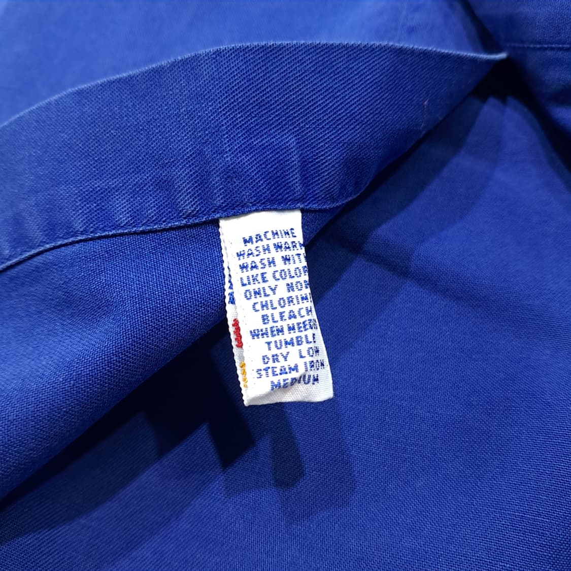 CL710 2XL 폴로 90s 코튼 버튼다운 로열블루 셔츠 남방 상품이미지5