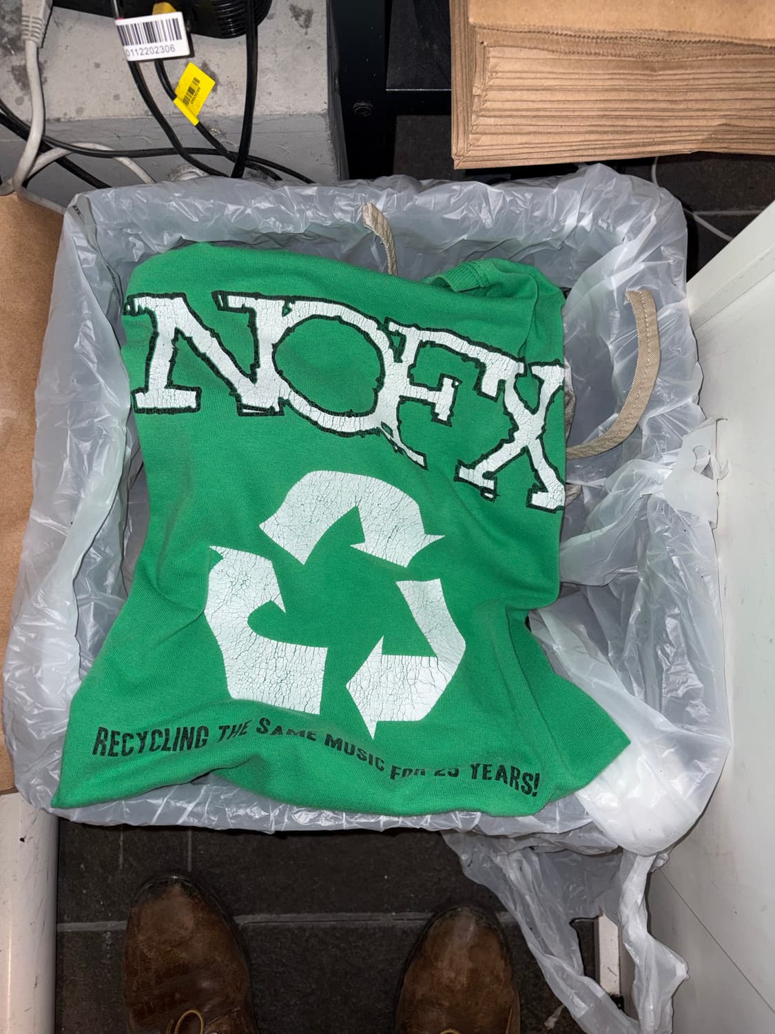 00‘s NOFX 25years recycling music print  상품이미지5