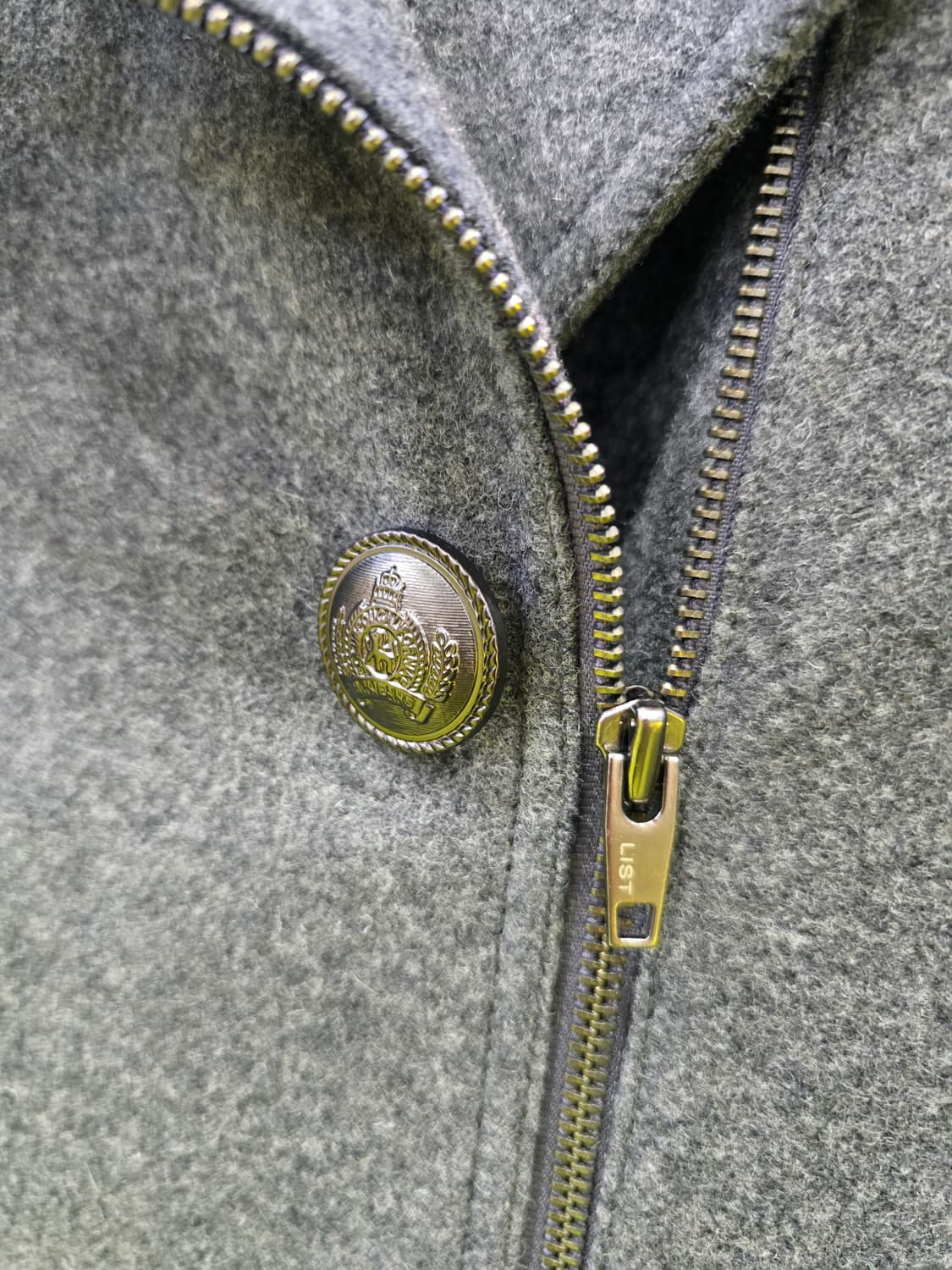 LIST 회색 더블 버튼 코트 55 상품이미지9