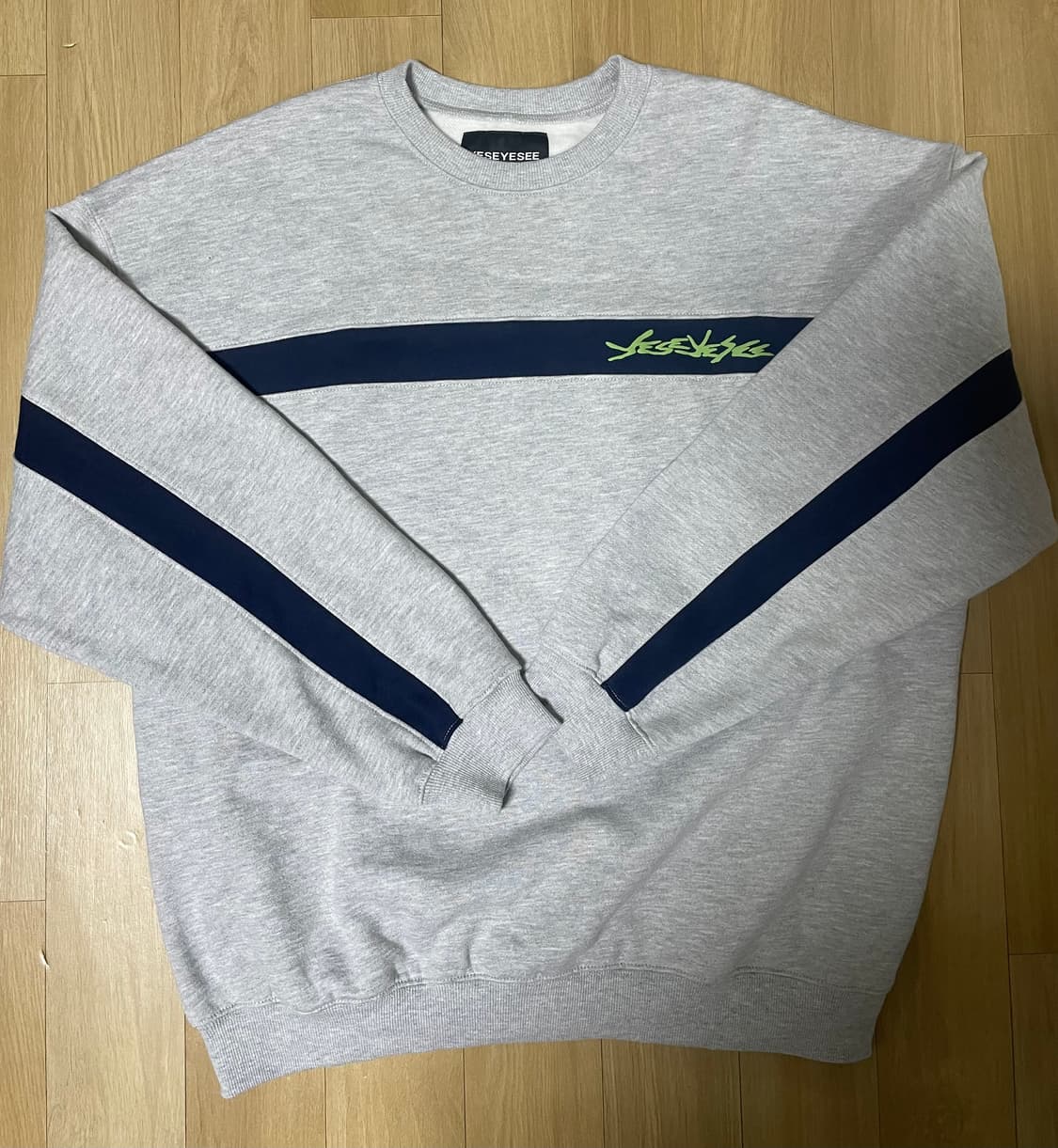 예스아이씨 Incision Sweatshirt Grey(L사이즈) 상품이미지4