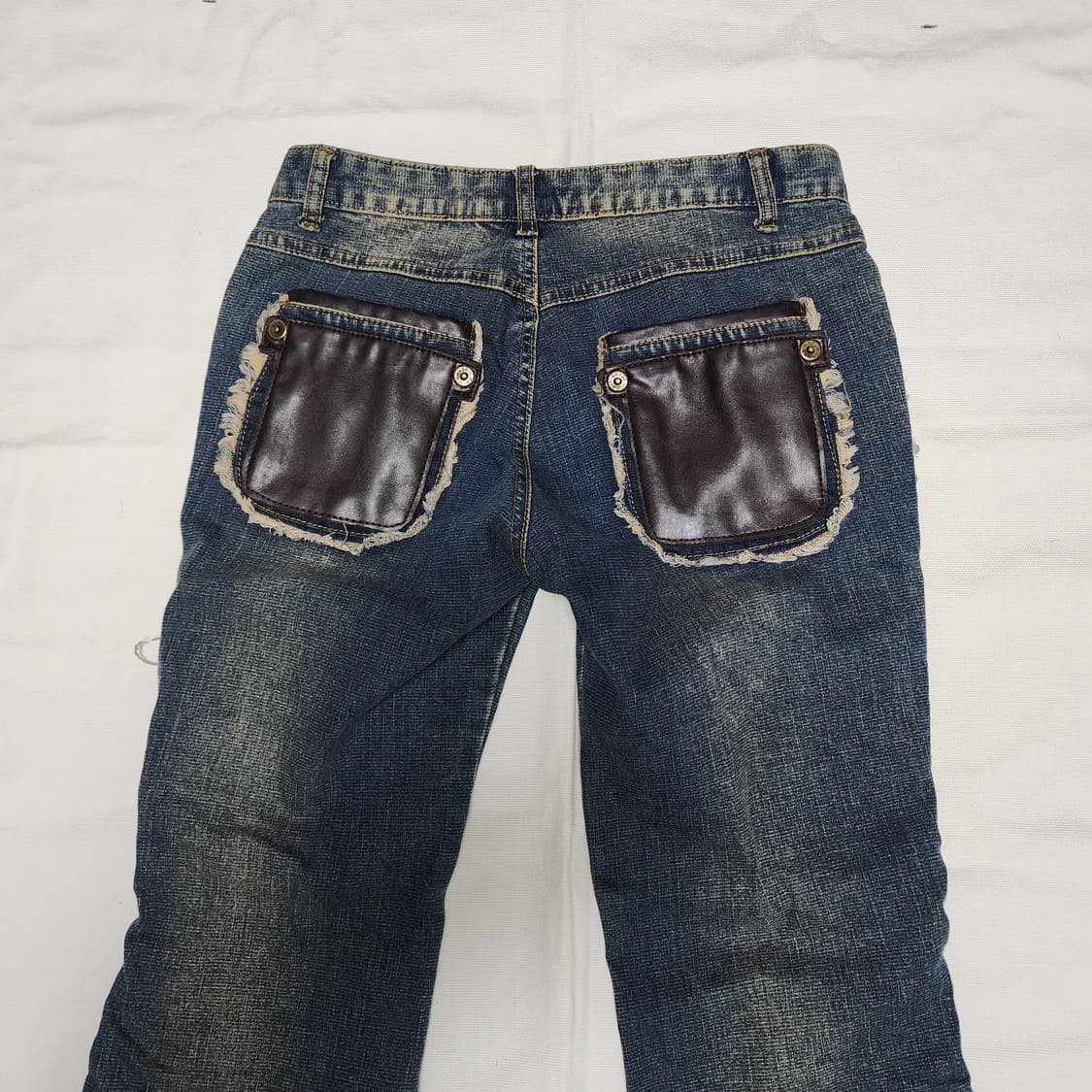 빈티지 Y2k 갸루 나나 부츠컷 플레어 데님팬츠 상품이미지6