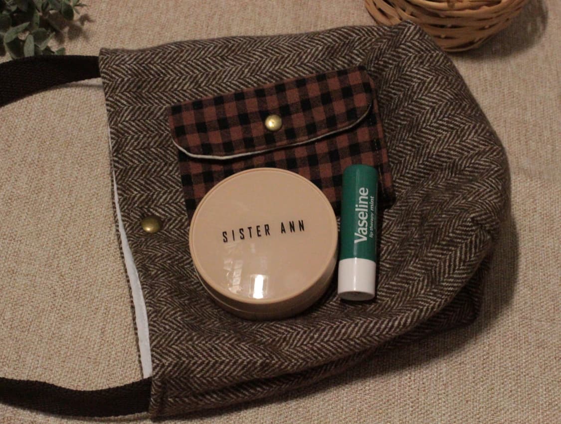 핸드메이드 헤링본 미니백 가방 상품이미지7