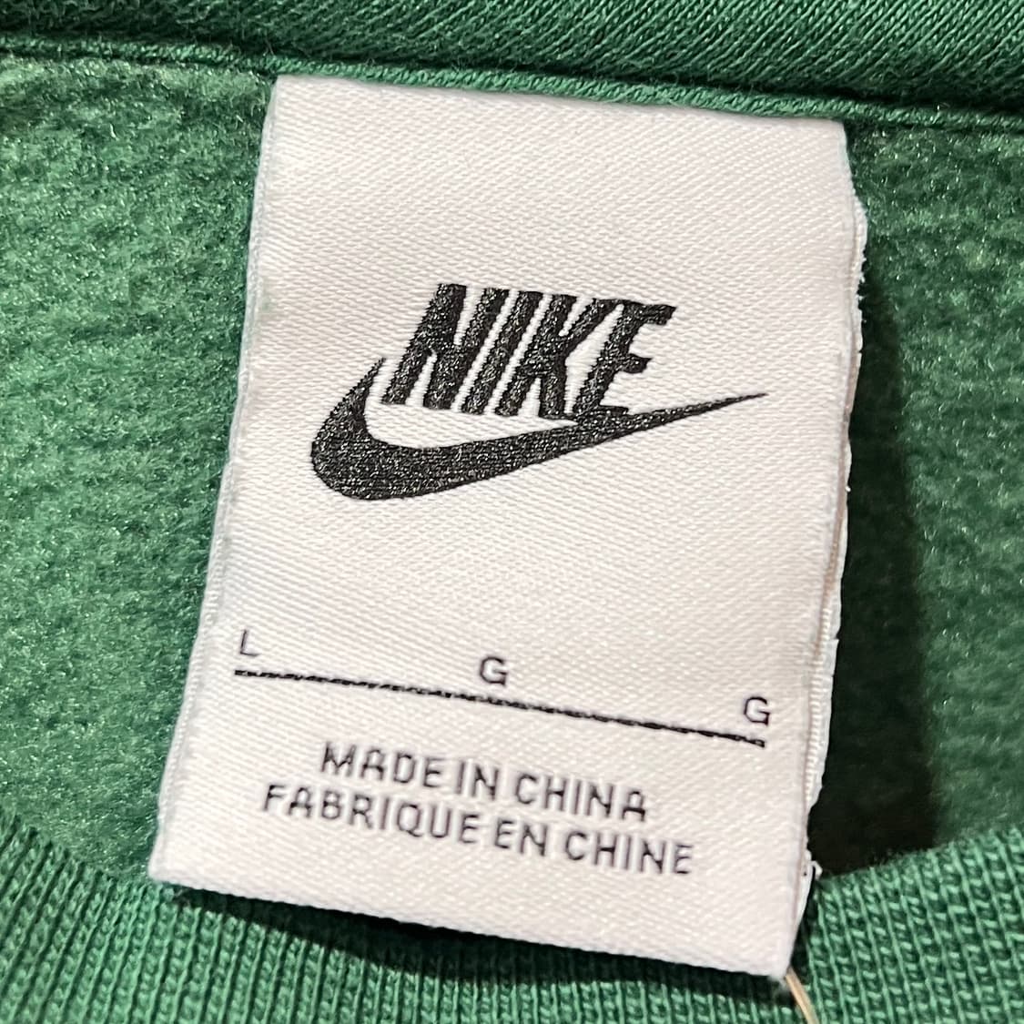 나이키 스우시 맨투맨 그린 상품이미지3