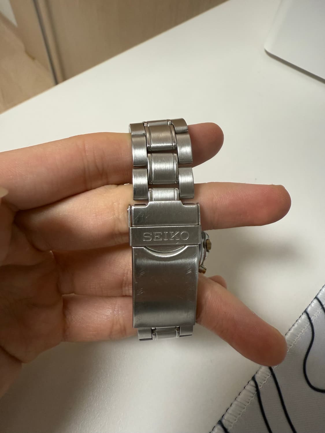 세이코 크로노그래프 시계 실버 상품이미지4