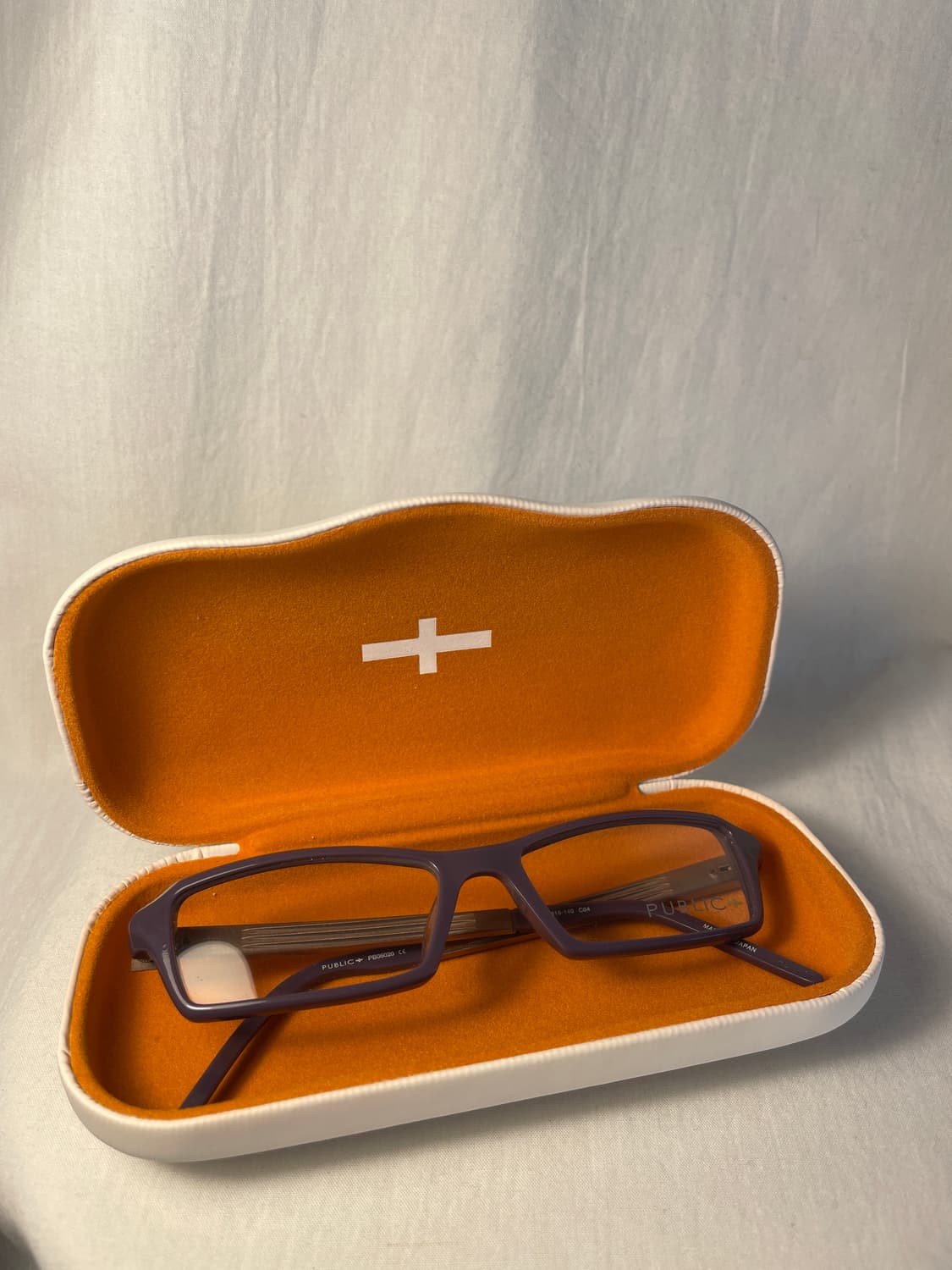 Public+ 퍼플그레이 스퀘어 뿔테 y2k 긱시크 빈티지안경 상품이미지7