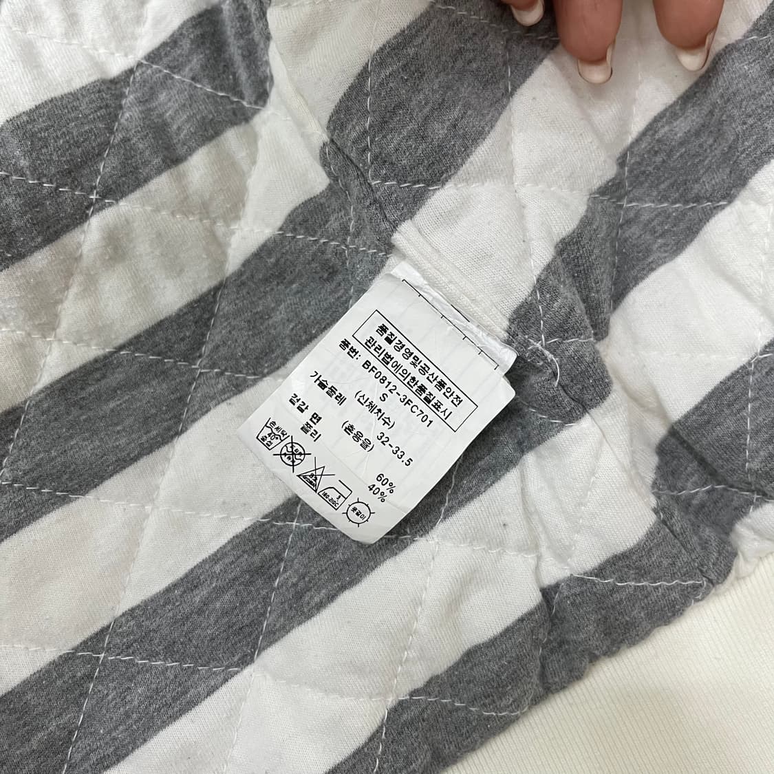 홀리스터 슬림핏 누빔안감 아이보리 후드집업 상품이미지10