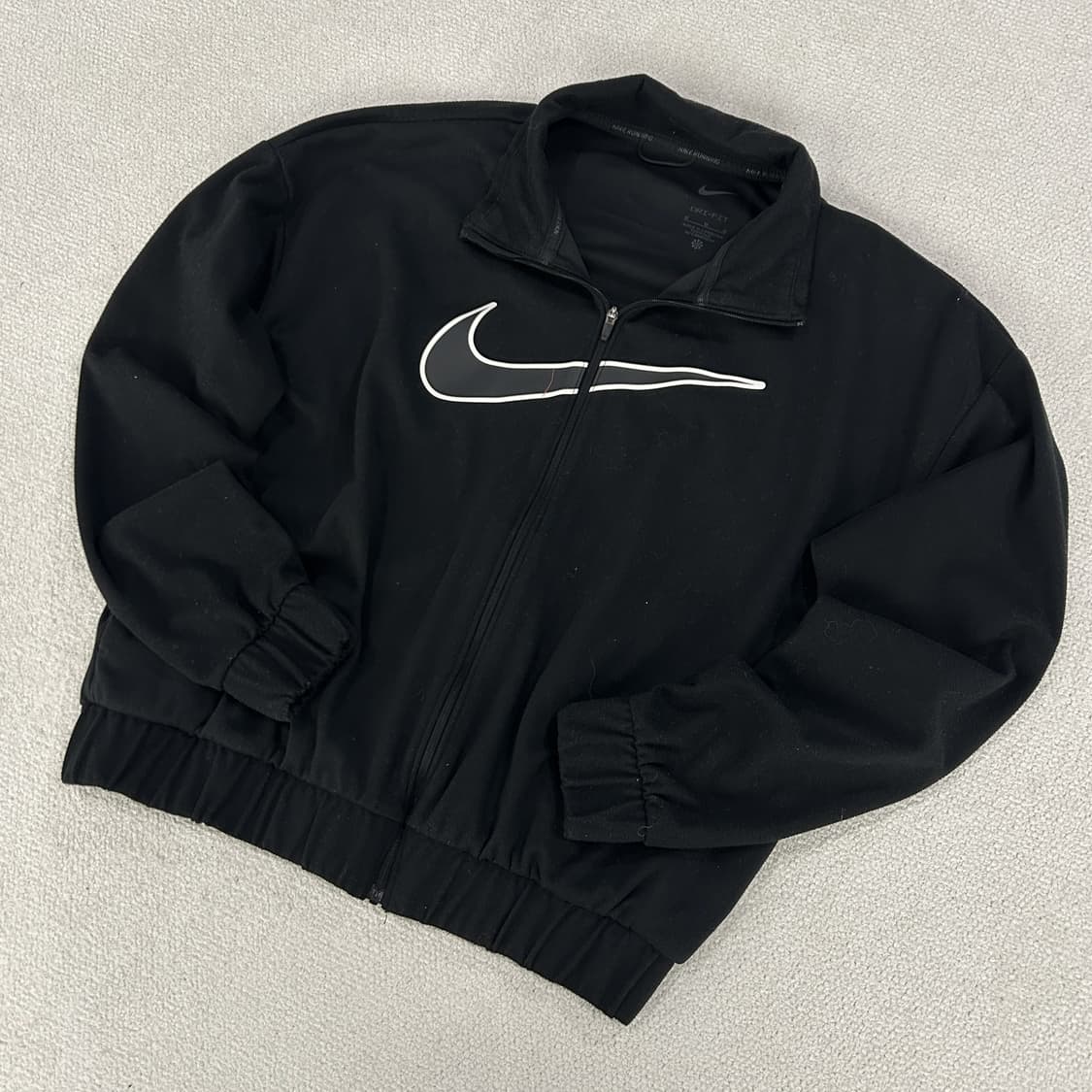 나이키 블랙 스우시 집업 자켓 m 상품이미지1