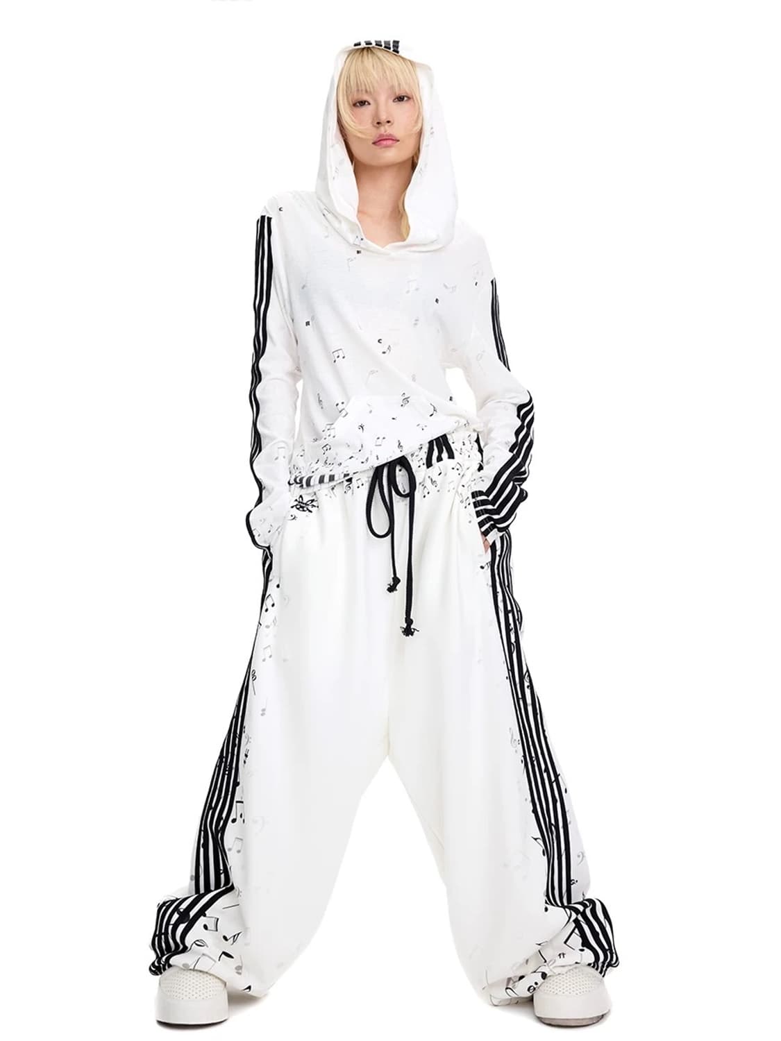 Cfierce 음표 바지 스웨트 팬츠 상품이미지2