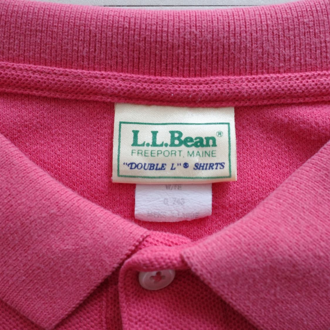 엘엘빈 90s made in usa 더블L 피케 카라티 XL 상품이미지5