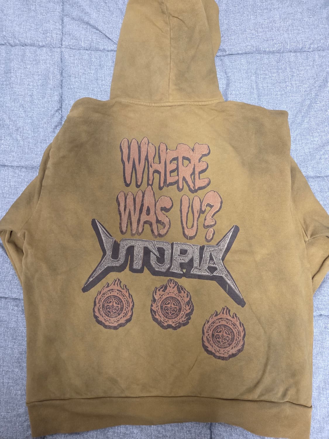 트레비스 스캇 내한 머천후드 상품이미지2