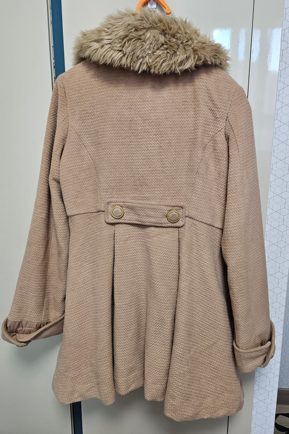 일본빈티지 라떼맛 갸루 브라운 코트 /히메갸루/라떼갸루 상품이미지2