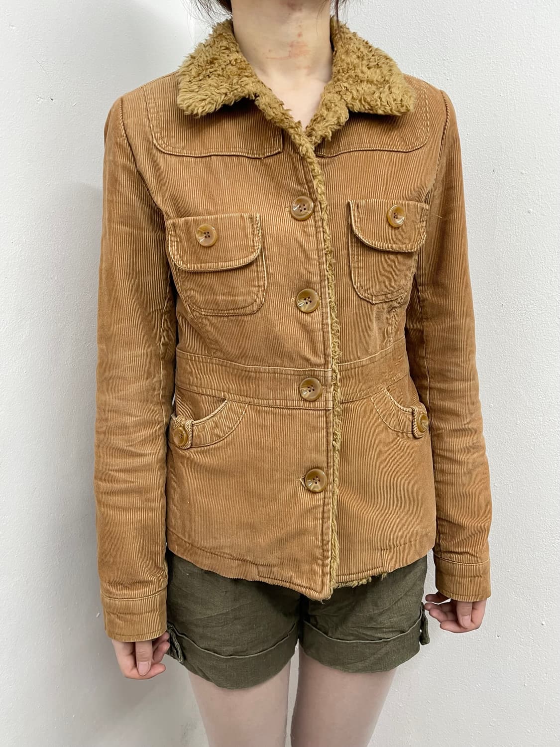 코듀로이 버튼 포켓 자켓  상품이미지2