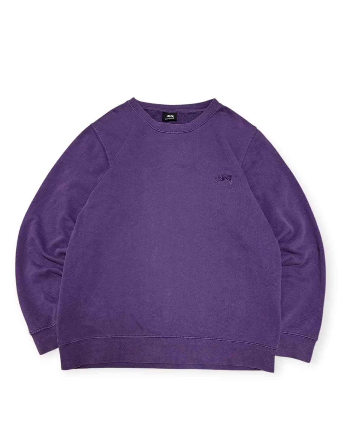 스투시 피그먼트 다이드 빅스탁 맨투맨 상품이미지3