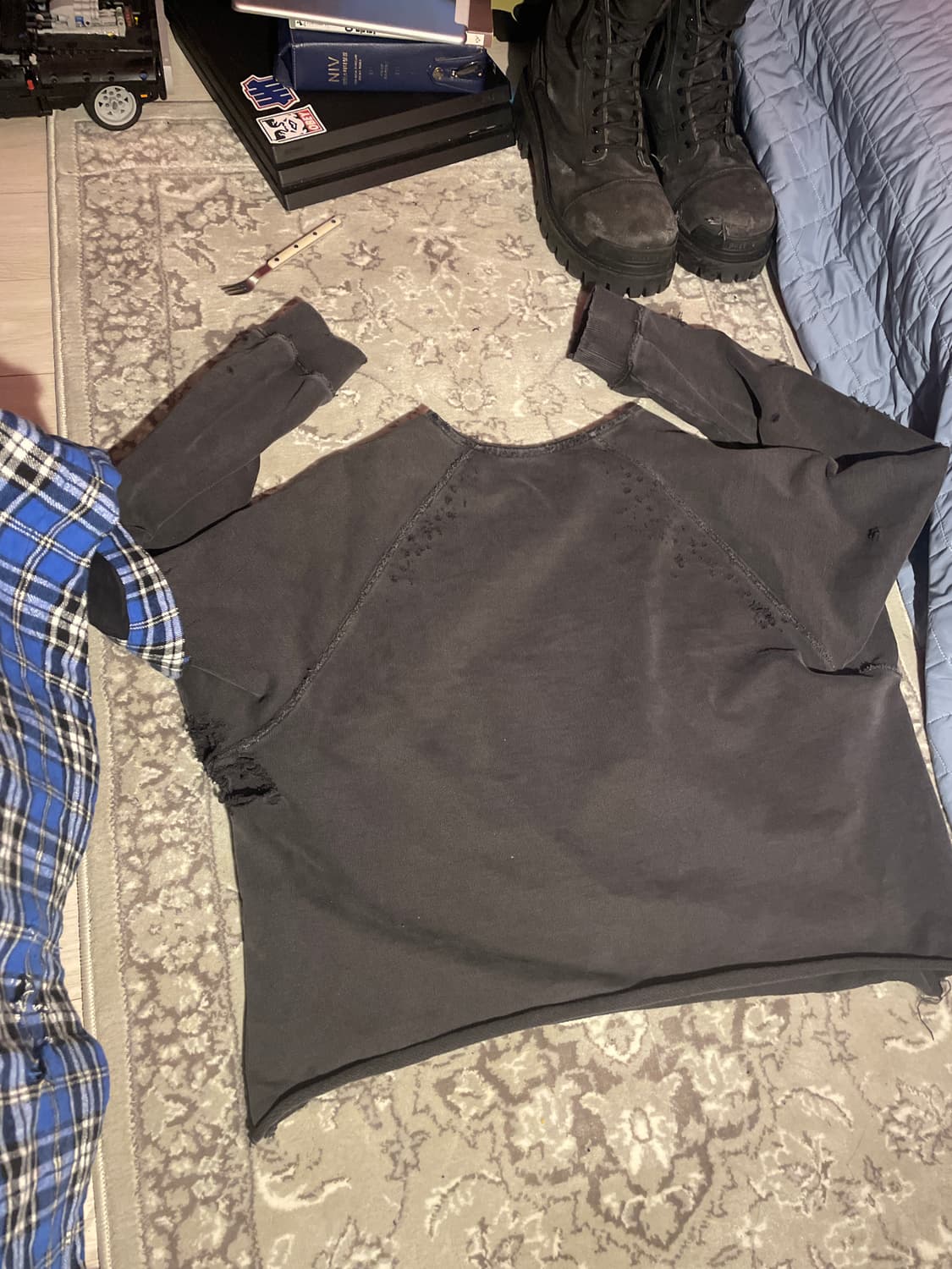 빈티지데미징 맨투맨 상품이미지2