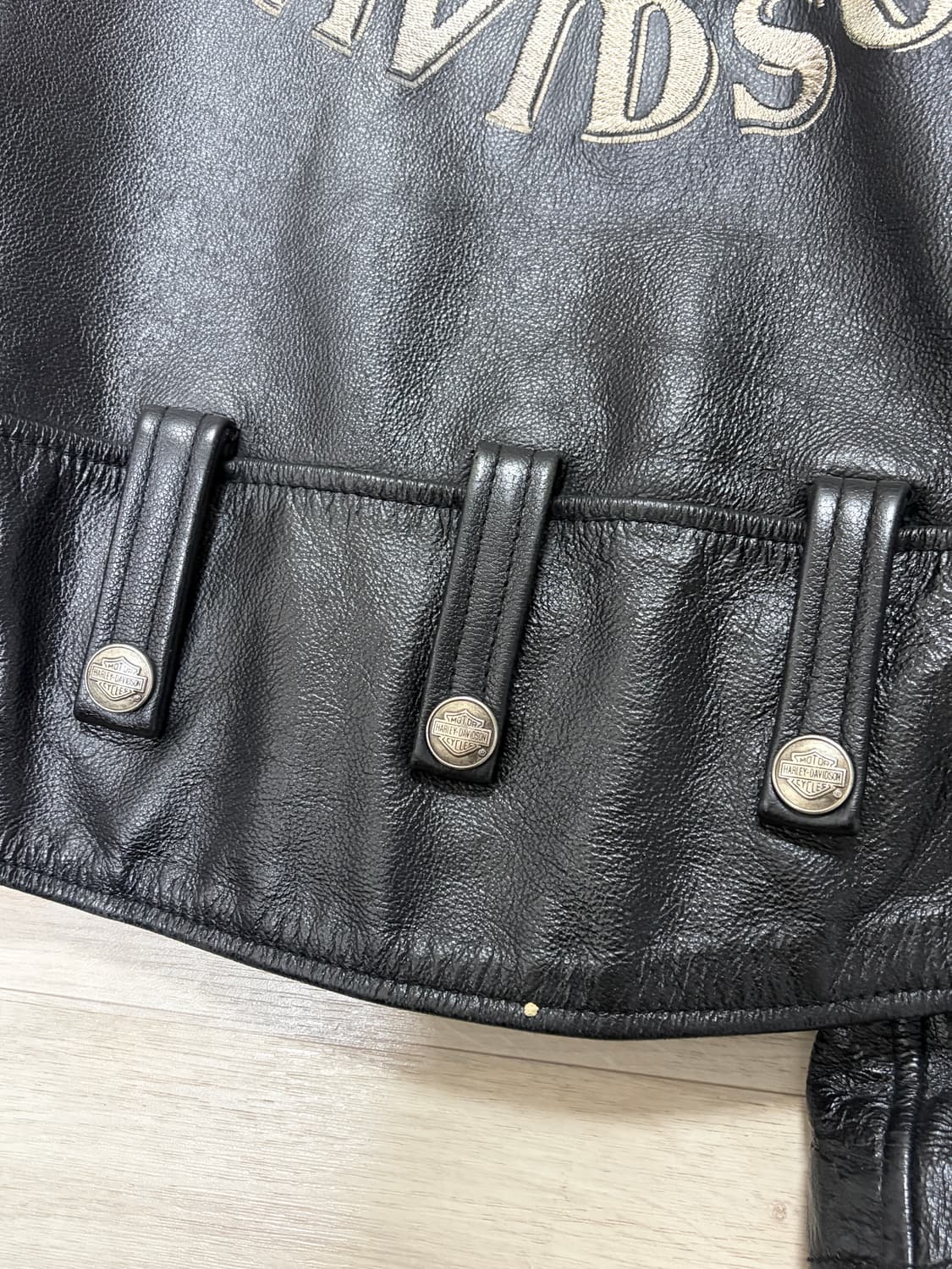 할리 데이비슨 플레임 가죽 자켓 상품이미지6