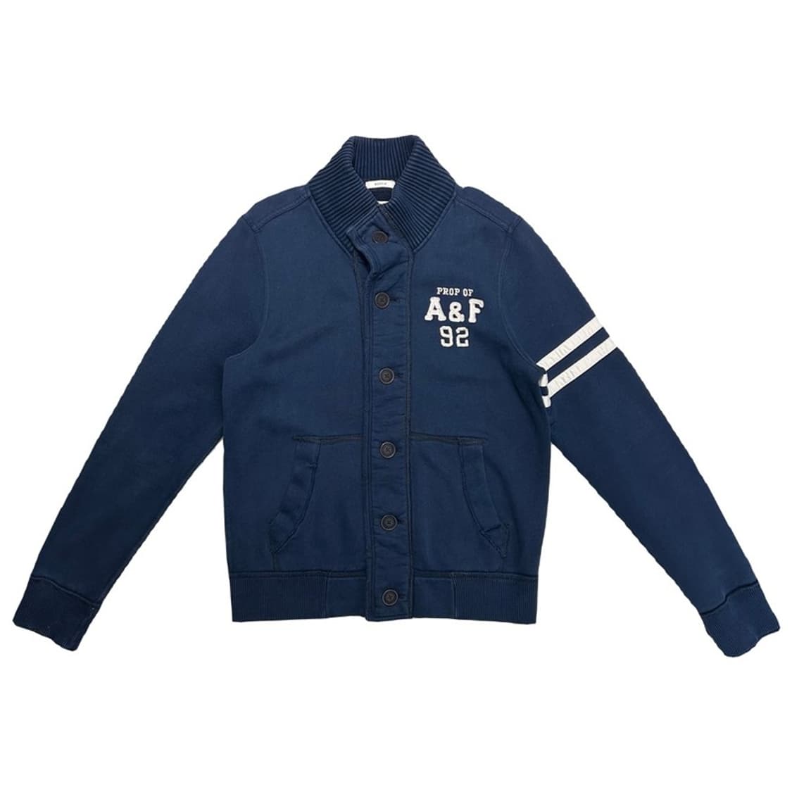 아베크로비앤피치 머슬 버튼 가디건 네이비 L 상품이미지1