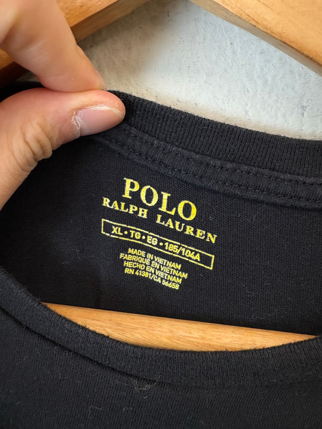 폴로랄프로렌 기본 포니로고 반팔티 블랙 상품이미지4