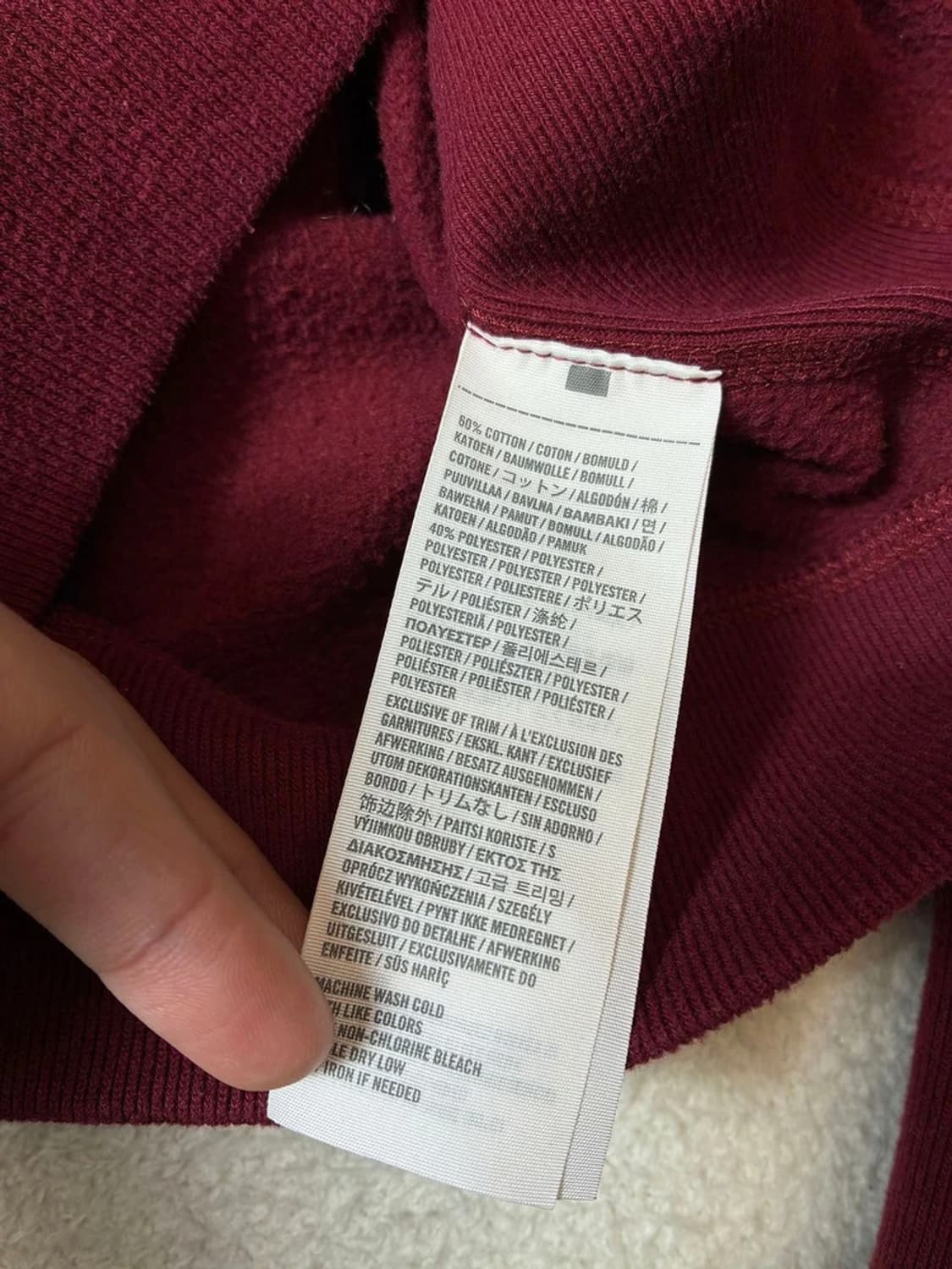 아베크롬비 00's Y2K 자수 레터링 후드 집업 PN7013 상품이미지7