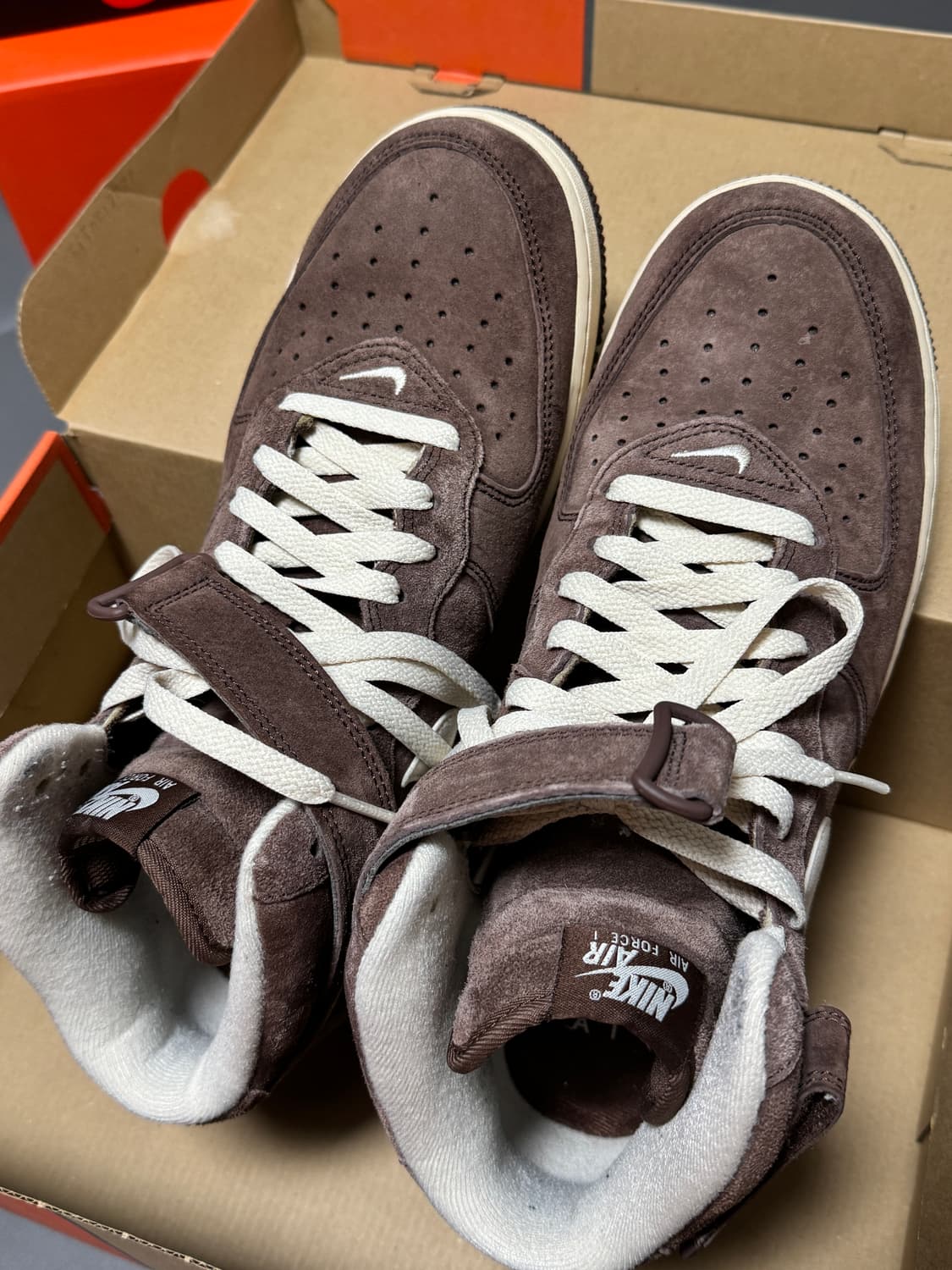 나이키 에어포스 1 미드 '07 QS 초콜릿 280사이즈 상품이미지3