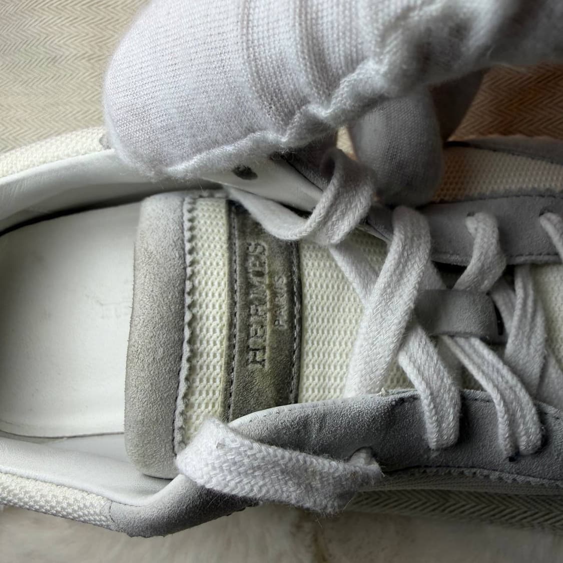 [새상품급/정품] 에르메스 바운싱 그레이 메쉬 카프스킨 스니커즈  상품이미지5