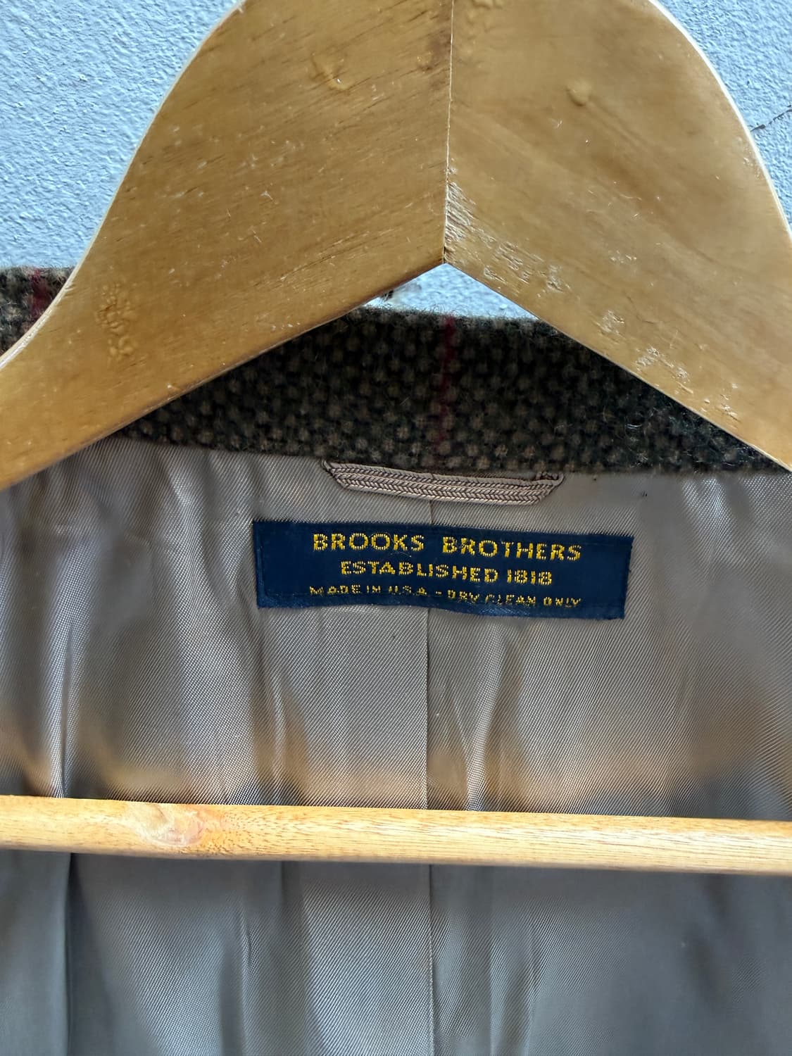 80s 브룩스브라더스 카멜헤어 트위드자켓 상품이미지6