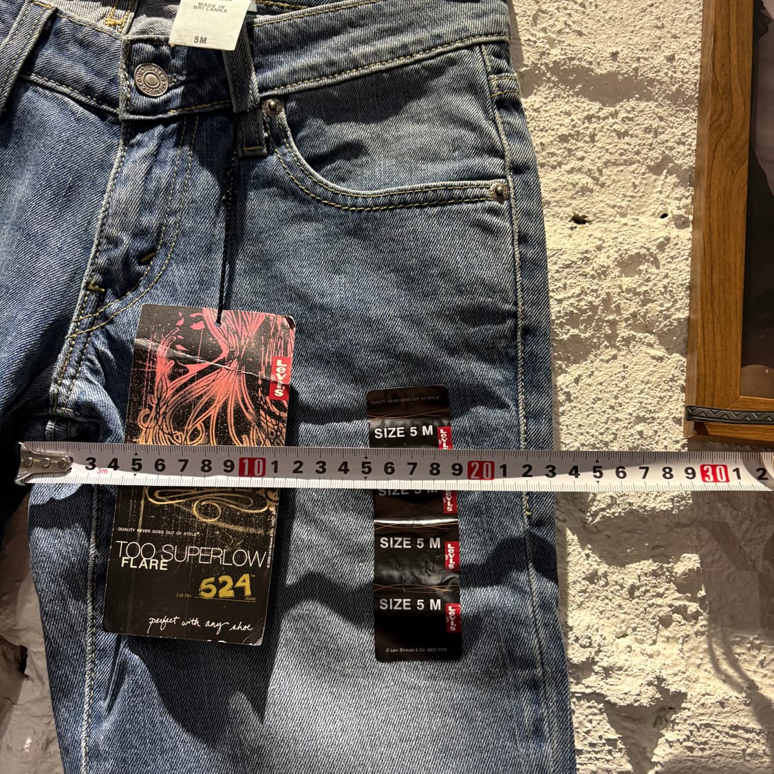 리바이스524 데드스탁 부츠컷 데님팬츠 상품이미지7