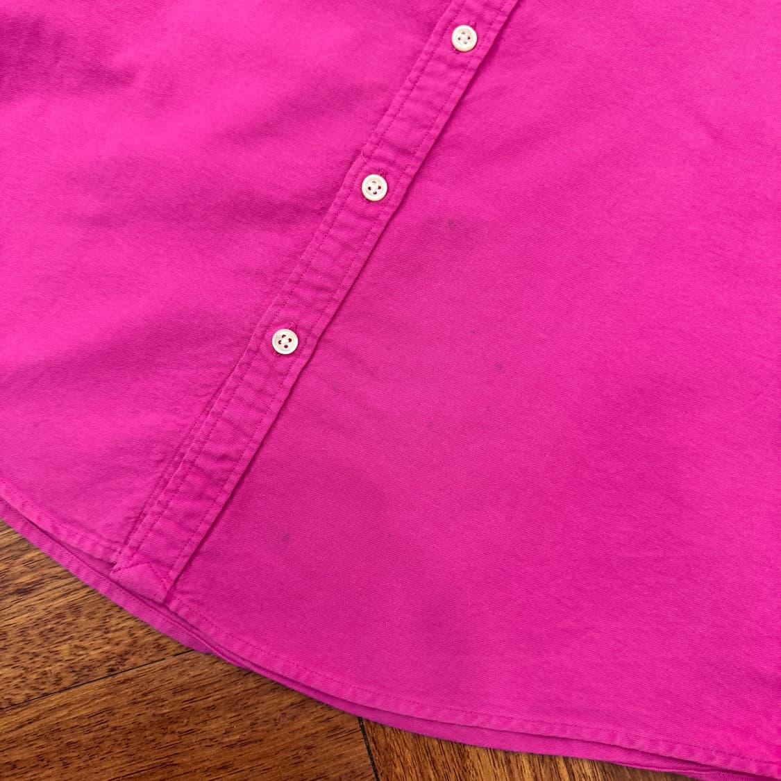 여성용 100 폴로 랄프로렌 핑크 슬림핏 남방 셔츠  상품이미지5