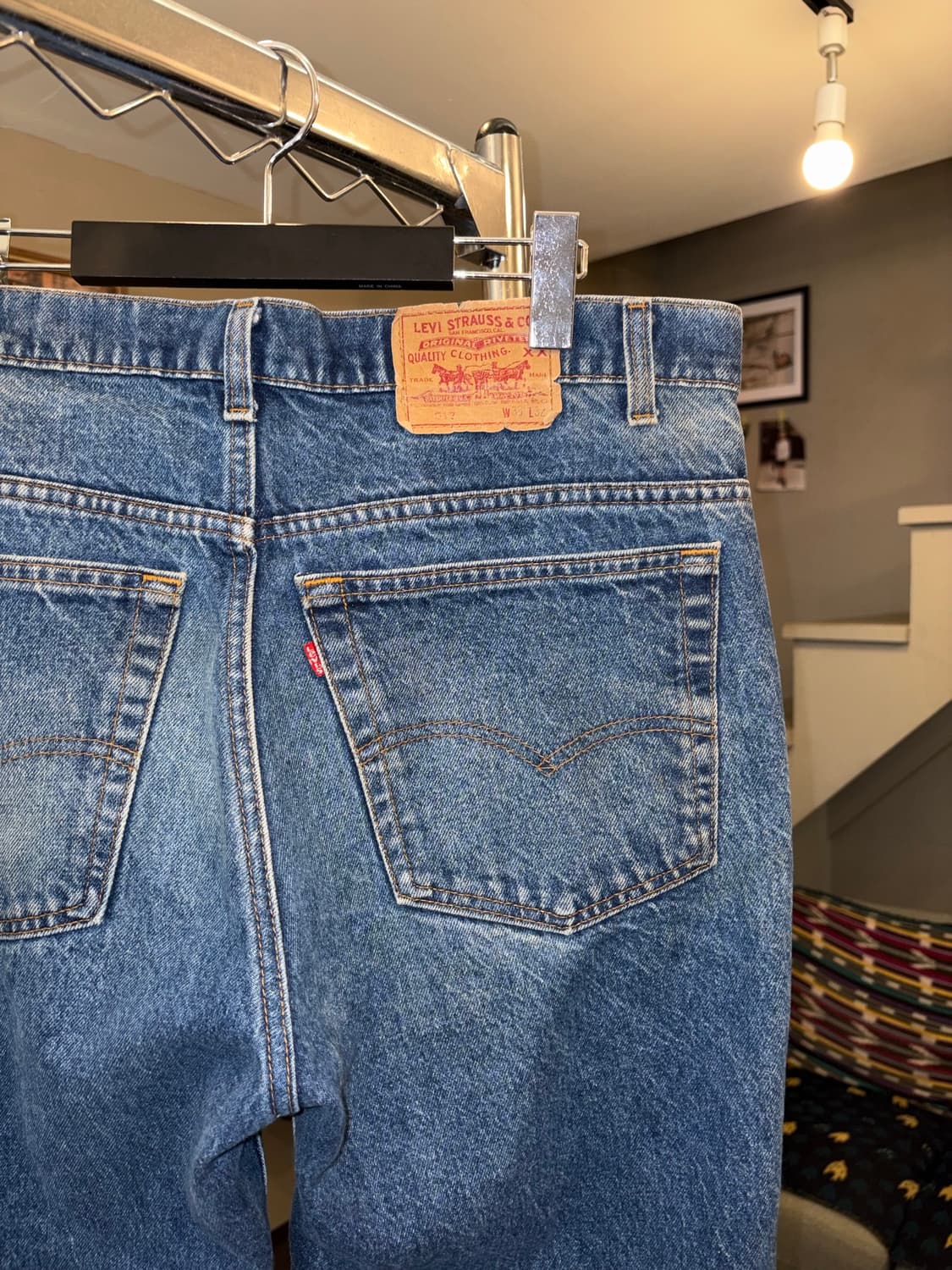90’s Levi’s 517 USA flare denim pants  상품이미지9
